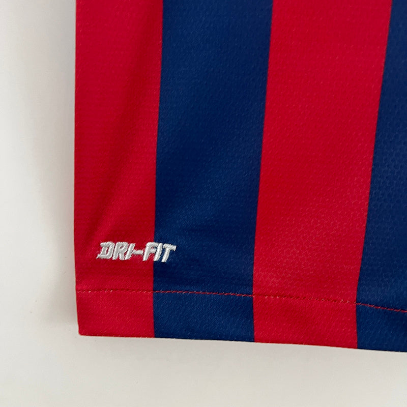 Barcelona 13-14 Home Retro Shirt logo