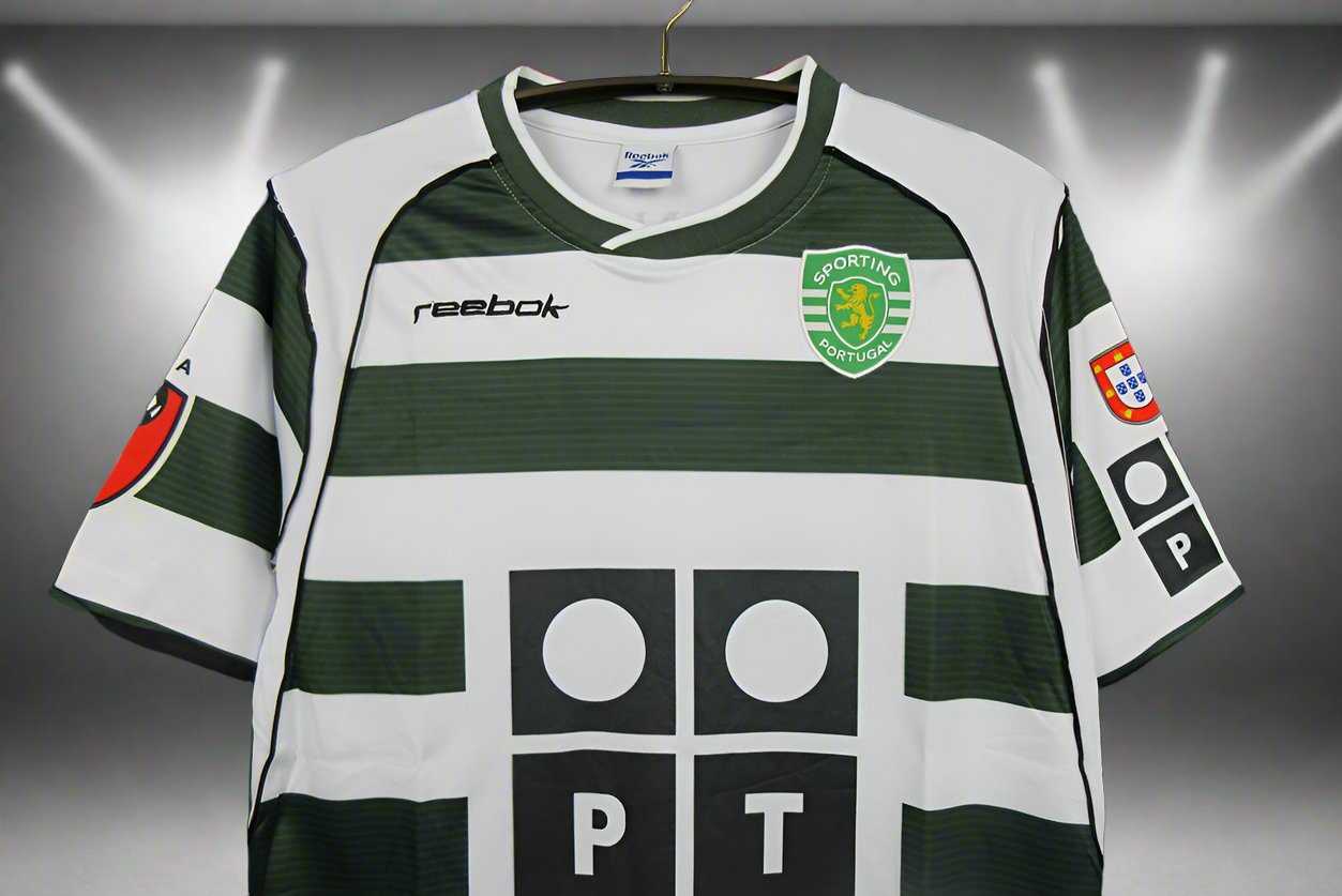 Sporting CP 02-03 Home Retro Shirt sponsor