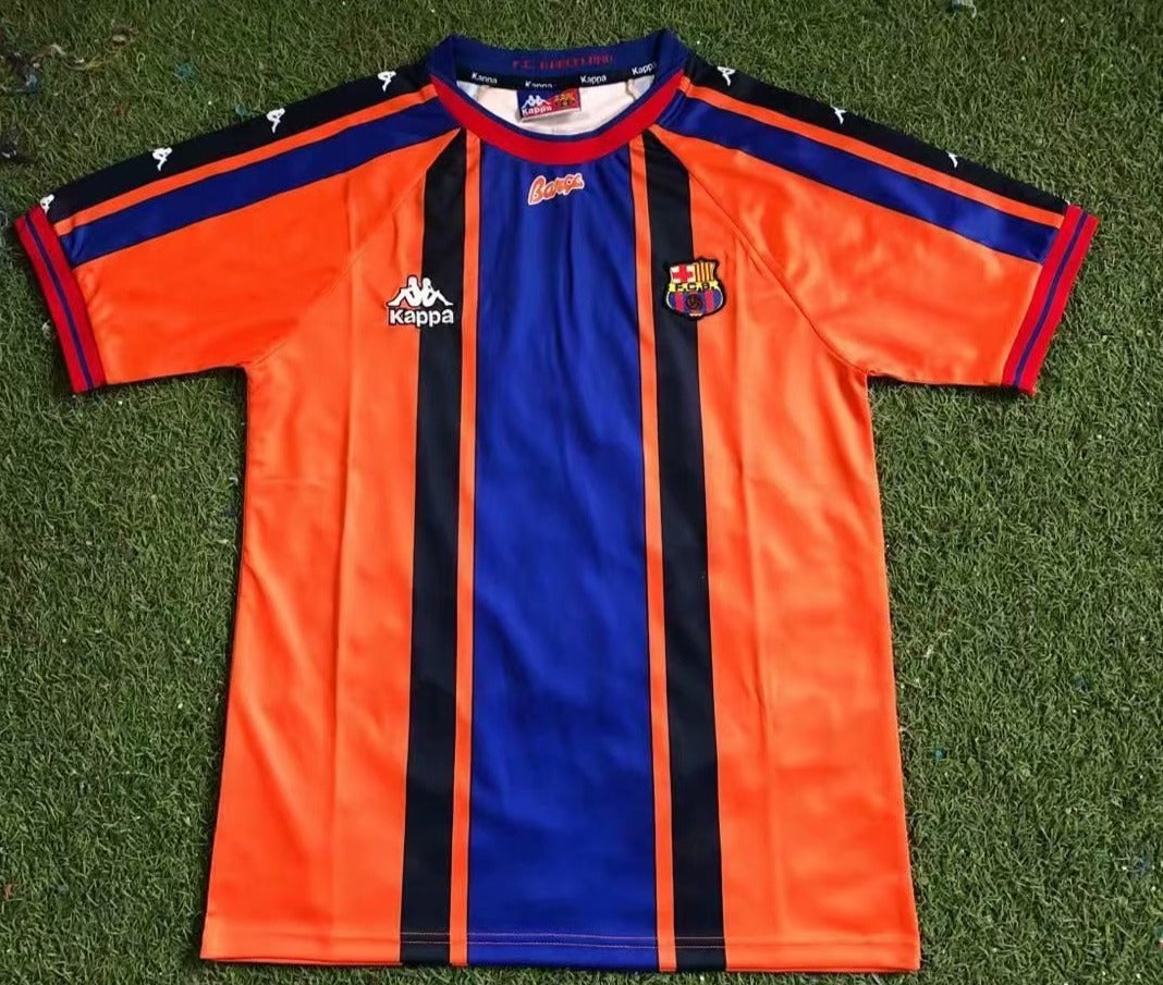 Barcelona 97-98 Away Retro Shirt front