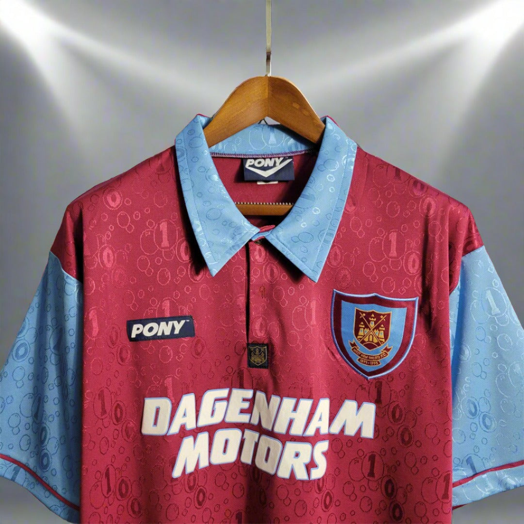 West Ham United 95-97 Home Retro Shirt front