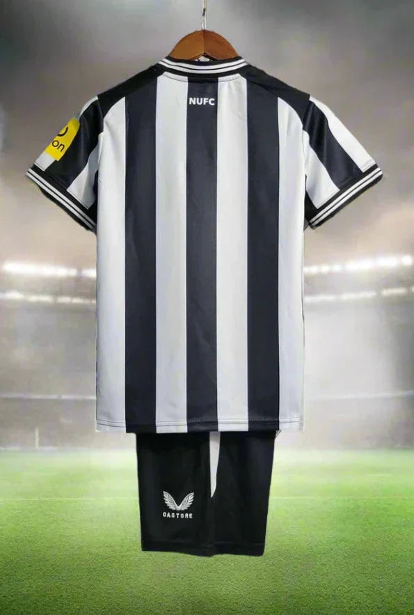 Newcastle United Kids 23-24 Home Kit rear