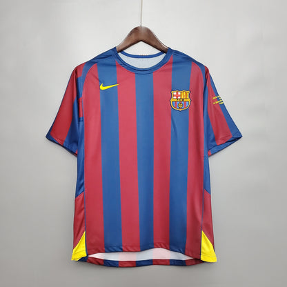 Barcelona 05-06 Champions League Home Retro Shirt 