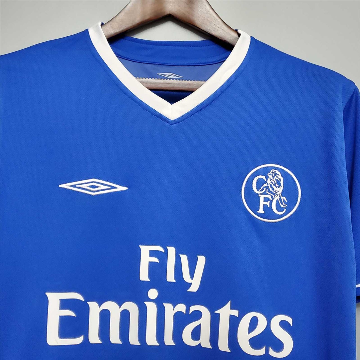 Chelsea 03-05 Home Retro Shirt neck