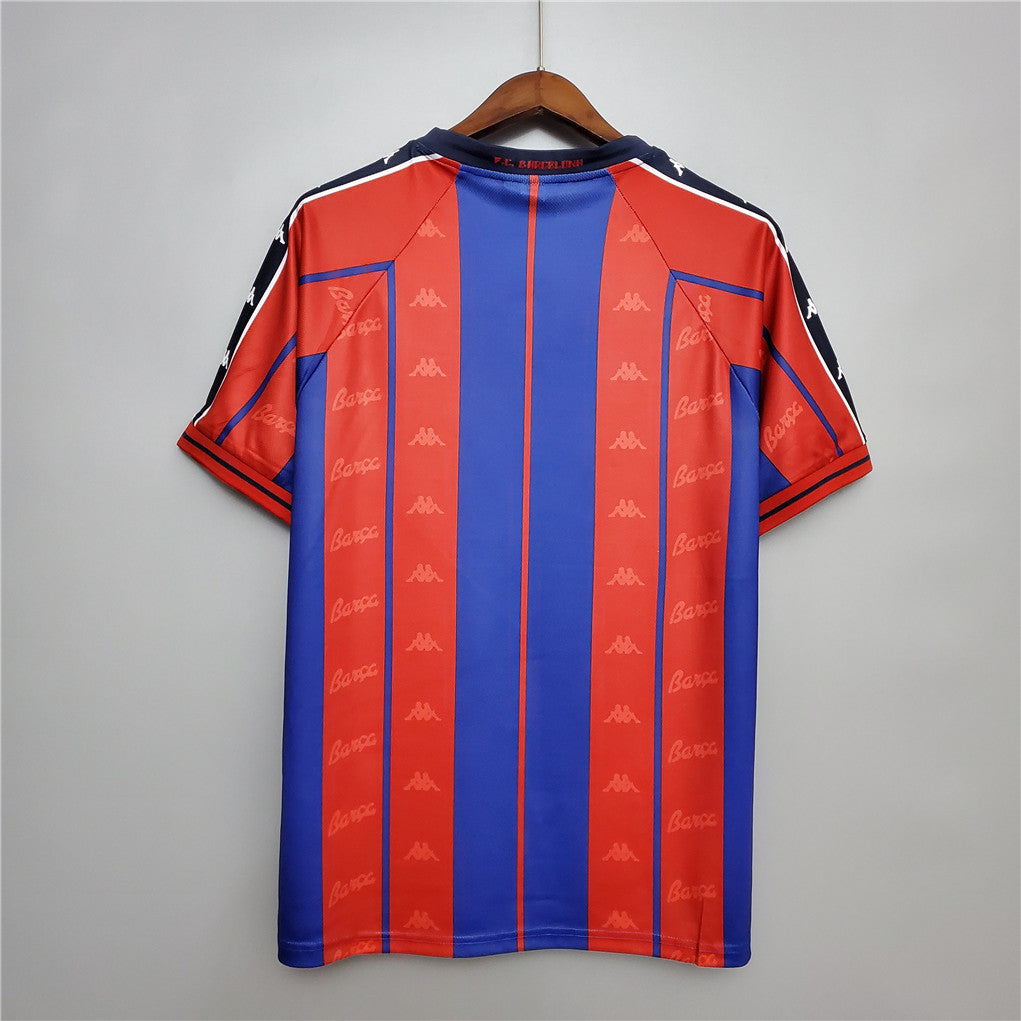 Barcelona 97-98 Home Retro Shirt rear