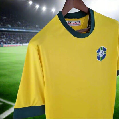 Brazil 70-78 Home Retro Shirt side