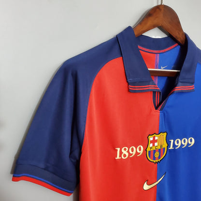 Barcelona 99-00 Home Centenary Retro Shirt