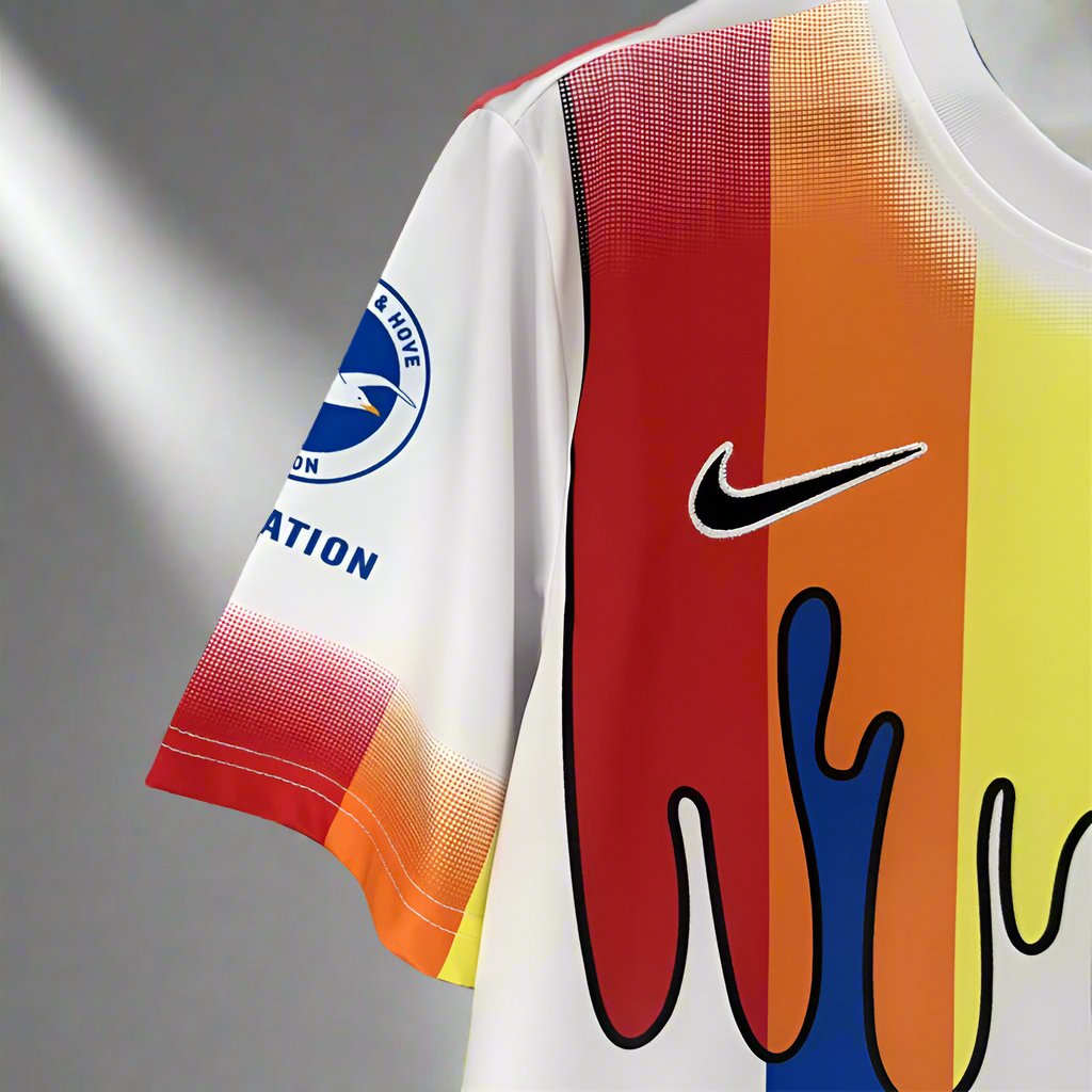 Brighton & Hove Albion 23-24 Pre Match Pride Shirt sleeve