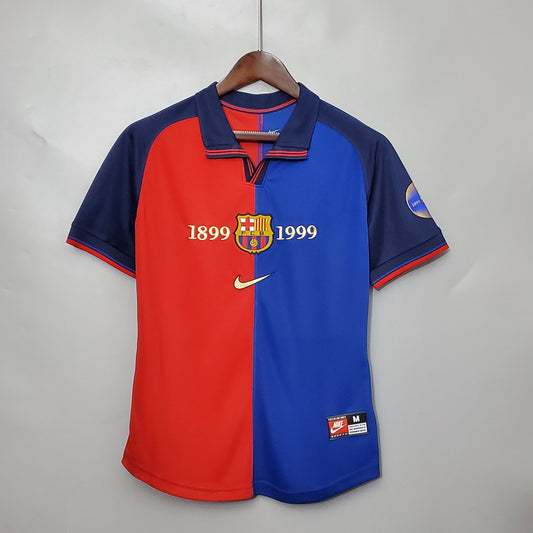 Barcelona 99-00 Home Centenary Retro Shirt 