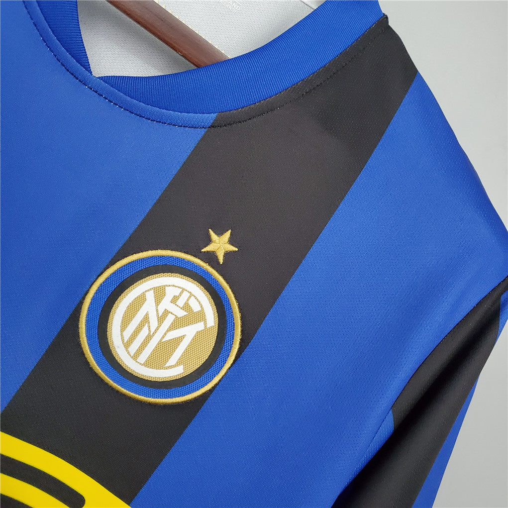 Inter Milan 08-09 Home Retro Shirt crest