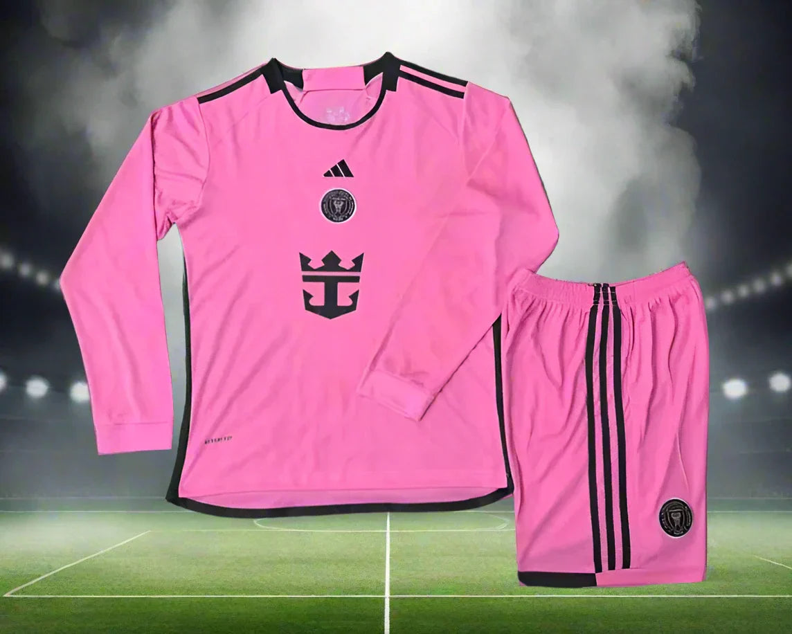 Inter Miami Kids 2024 Home Long Sleeve Kit