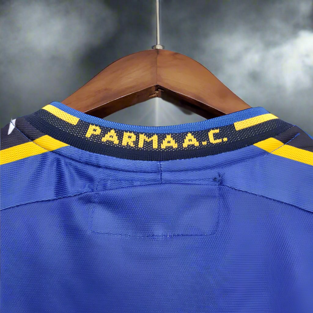 Parma 01-02 Home Retro Shirt collar