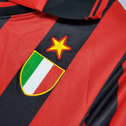 AC Milan 96-97 Home Retro Shirt badge