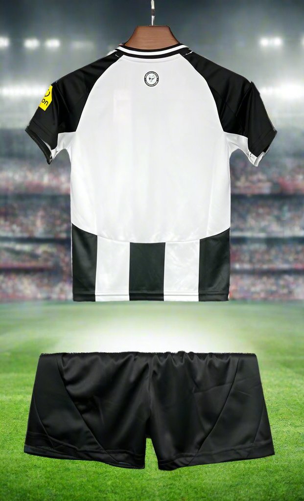 Newcastle United Kids 24-25 Home Kit rear