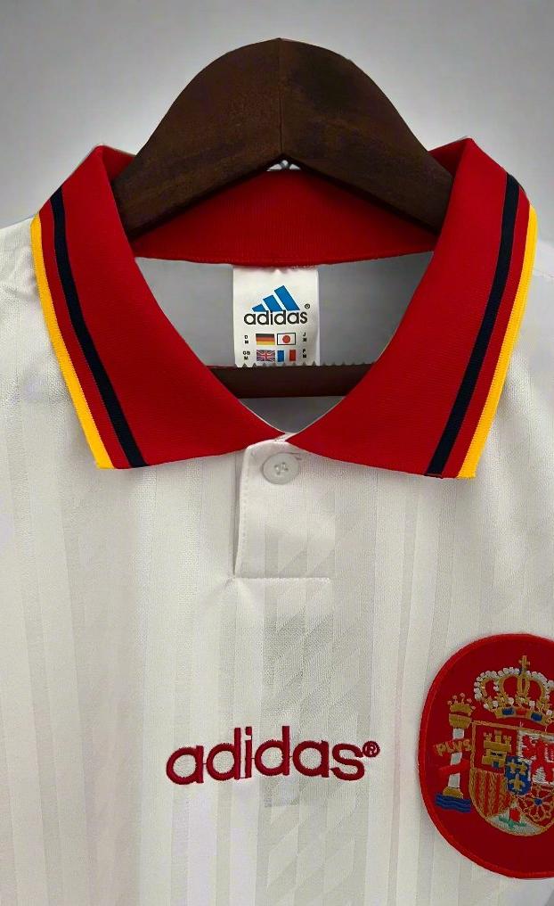 Spain 94-96 Away Retro Shirt collar