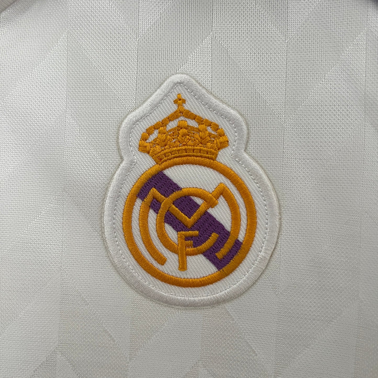 Real Madrid 86-88 Home Retro Shirt badge