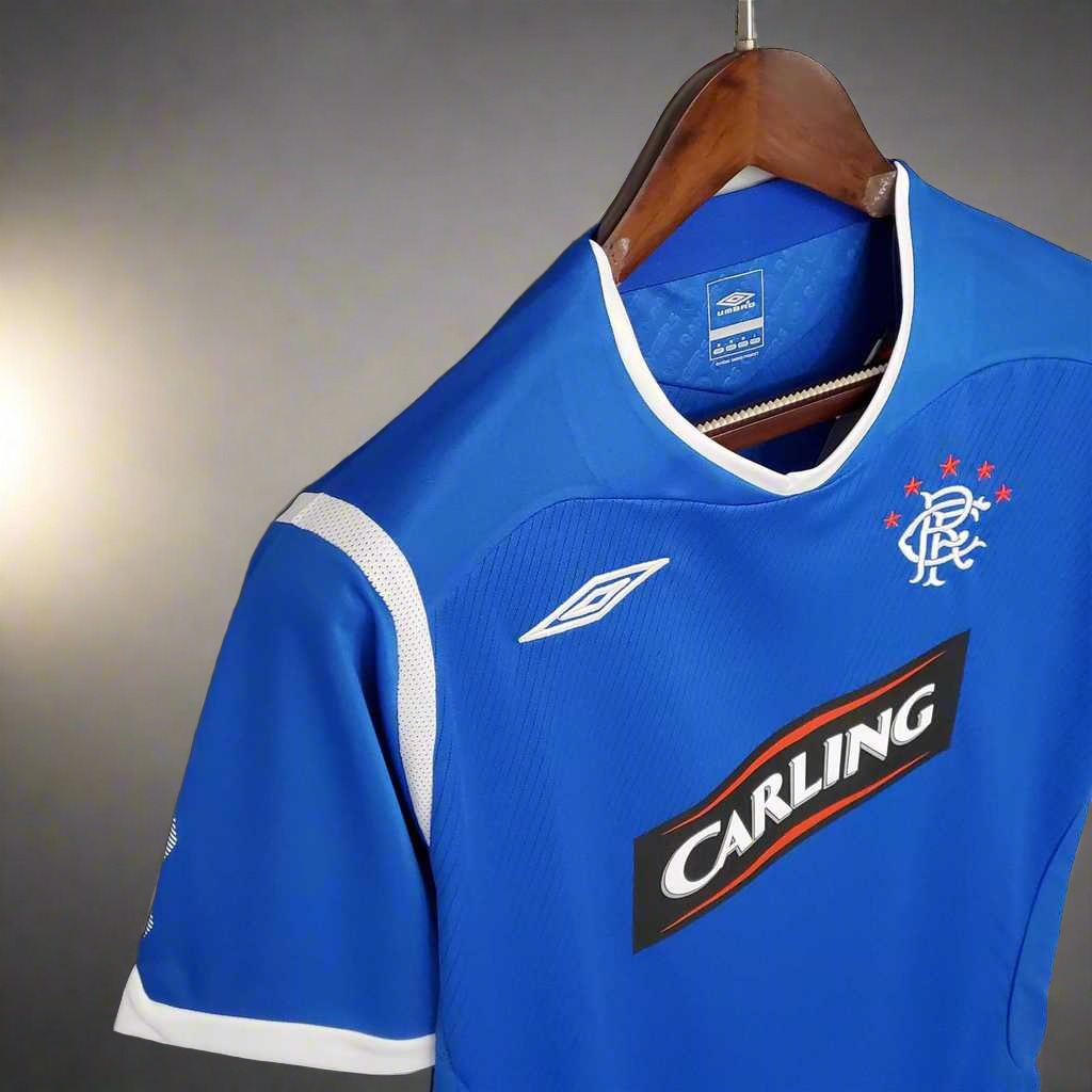 Rangers  08-09 Home Retro Shirt sponsor