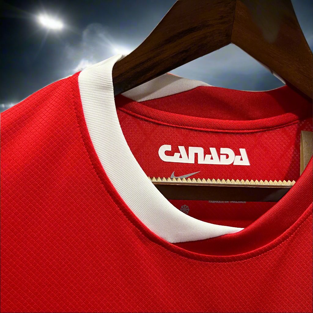 Canada 24-25 Home Shirt neck