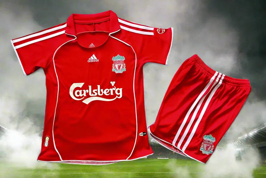 Liverpool Kids 06-07 Home Retro Kit