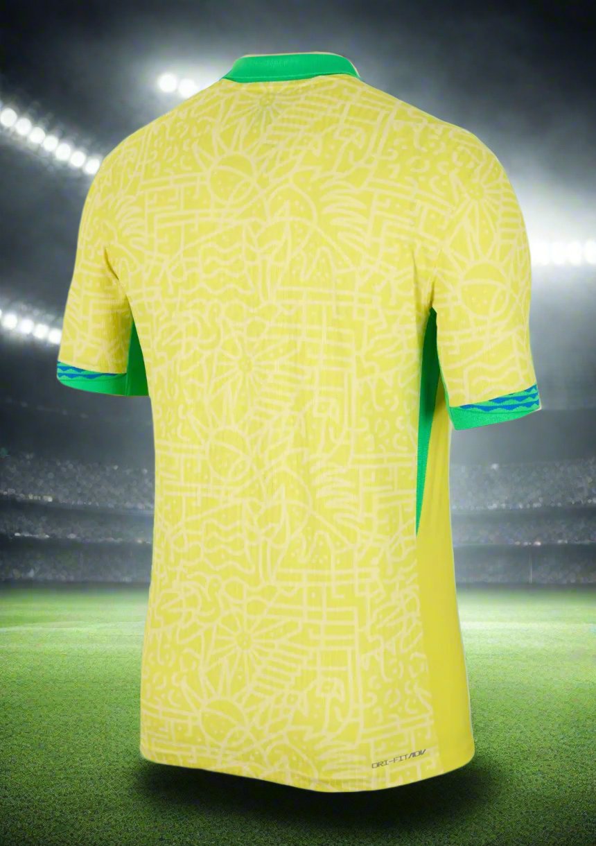 Brazil 24-25 Home Shirt rear