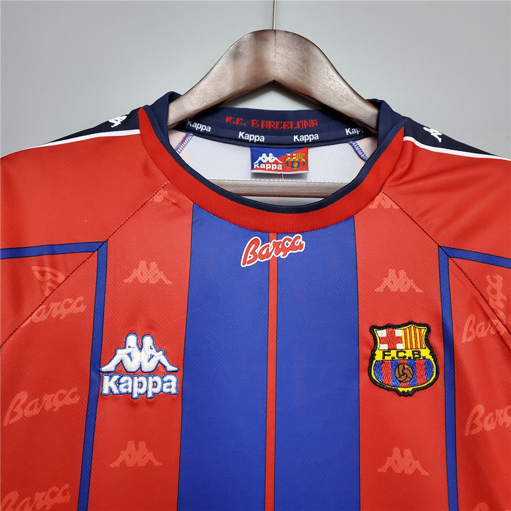 Barcelona 97-98 Home Retro Shirt front