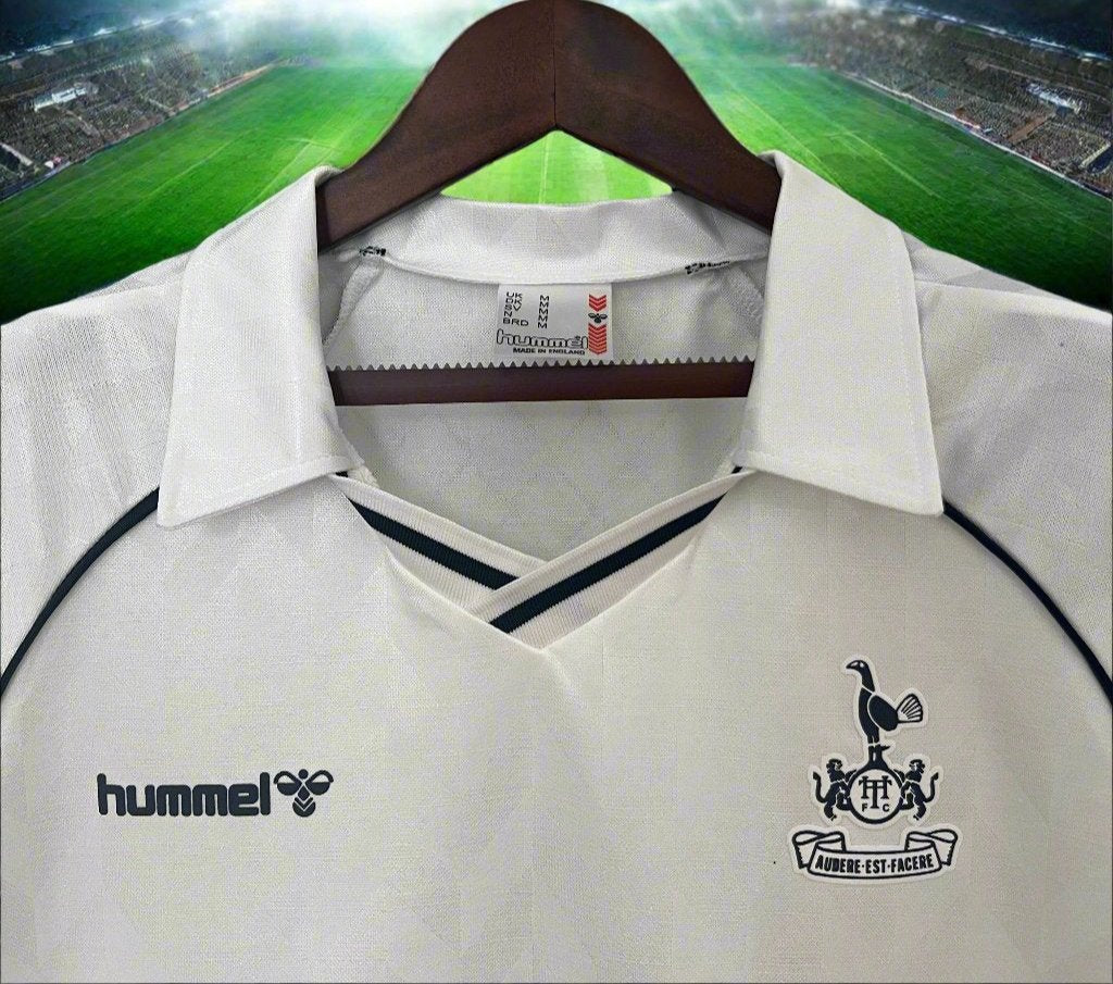 Tottenham Hotspur 87-89 Home Retro Shirt collar