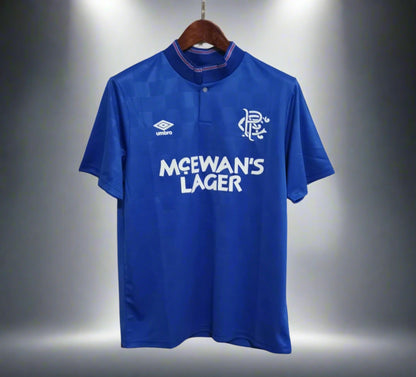 Rangers  87-90 Home Retro Shirt