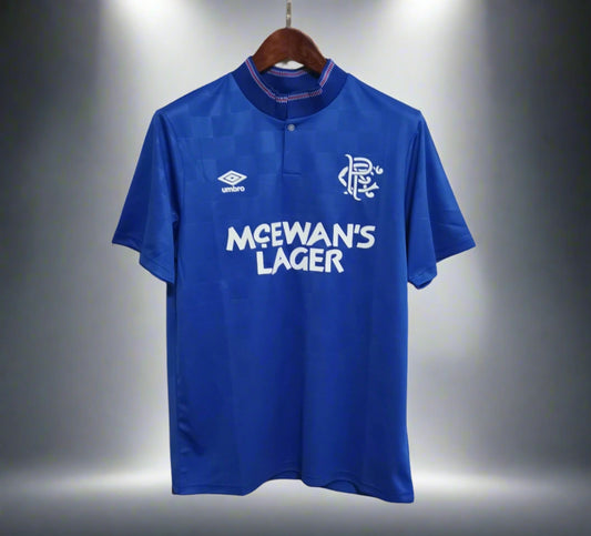 Rangers  87-90 Home Retro Shirt