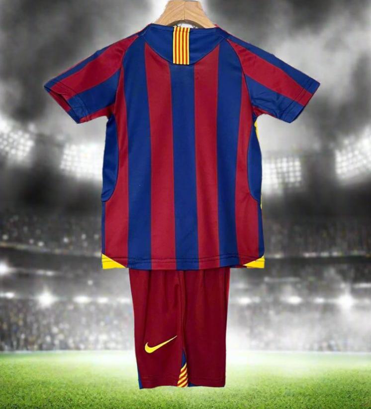 Barcelona Kids 05-06 Home Retro Kit rear