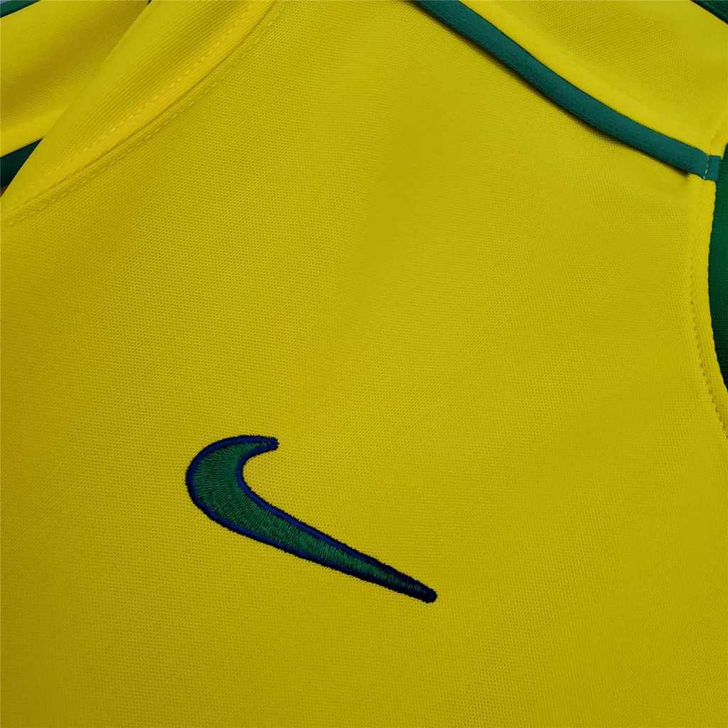 Brazil 98-00 Home Retro Shirt brand