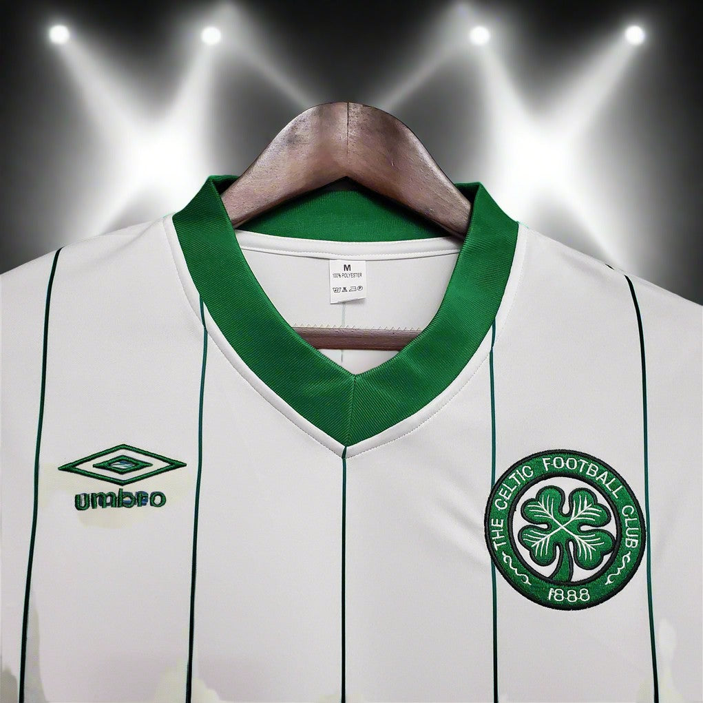 Celtic 82-83 Away Retro Shirt neck