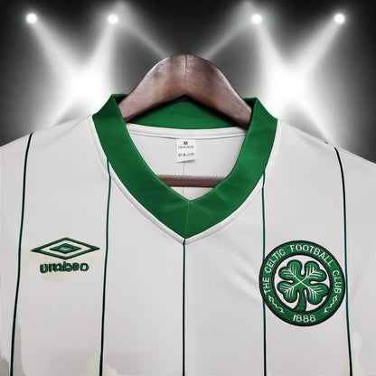 Celtic 82-83 Away Retro Shirt neck