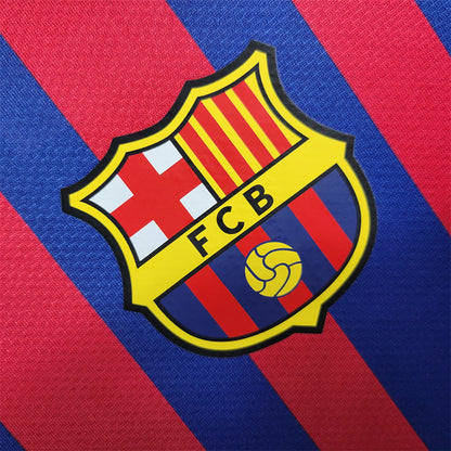 Barcelona 11-12 Home Retro Shirt badge