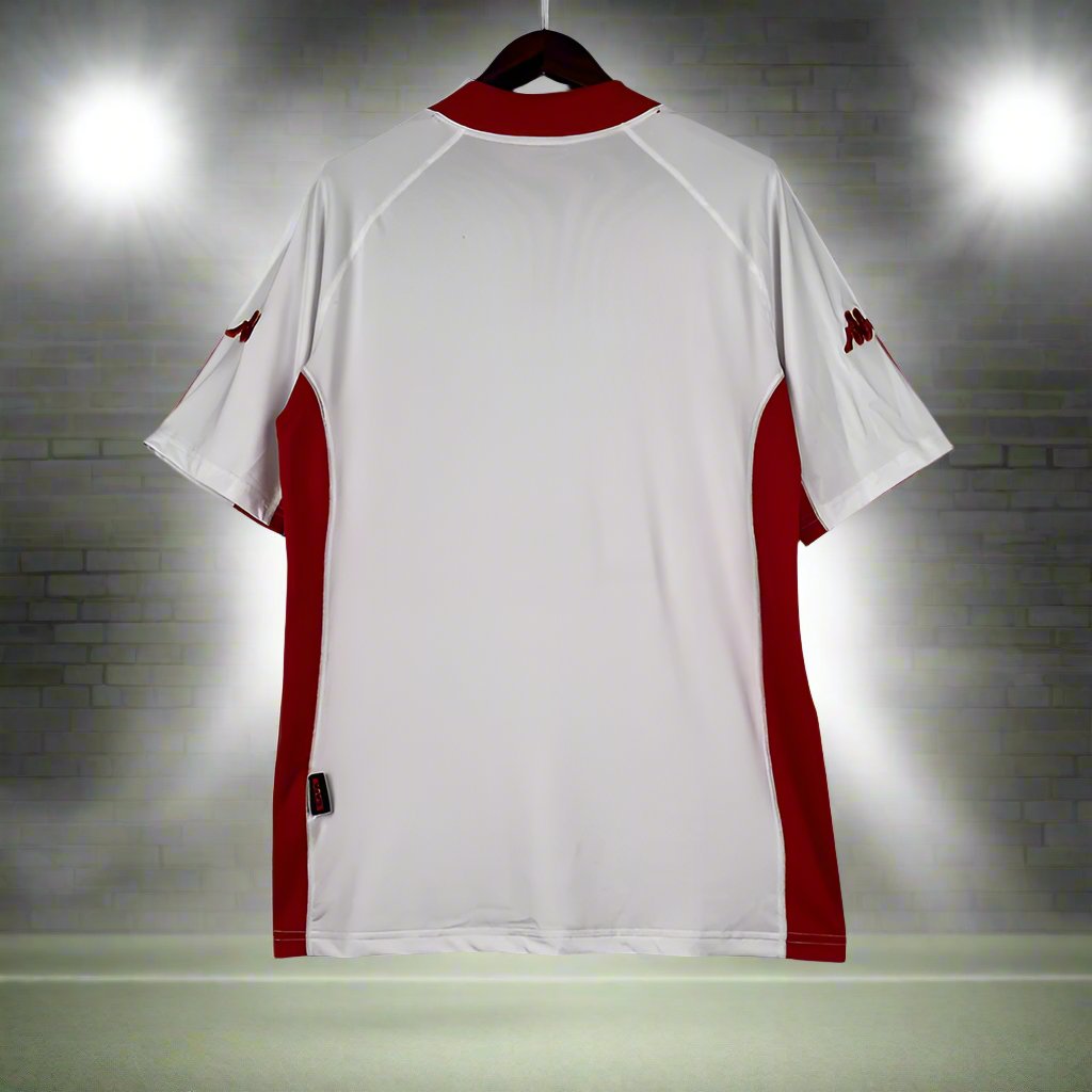 Roma 01-02 Away Retro Shirt rear