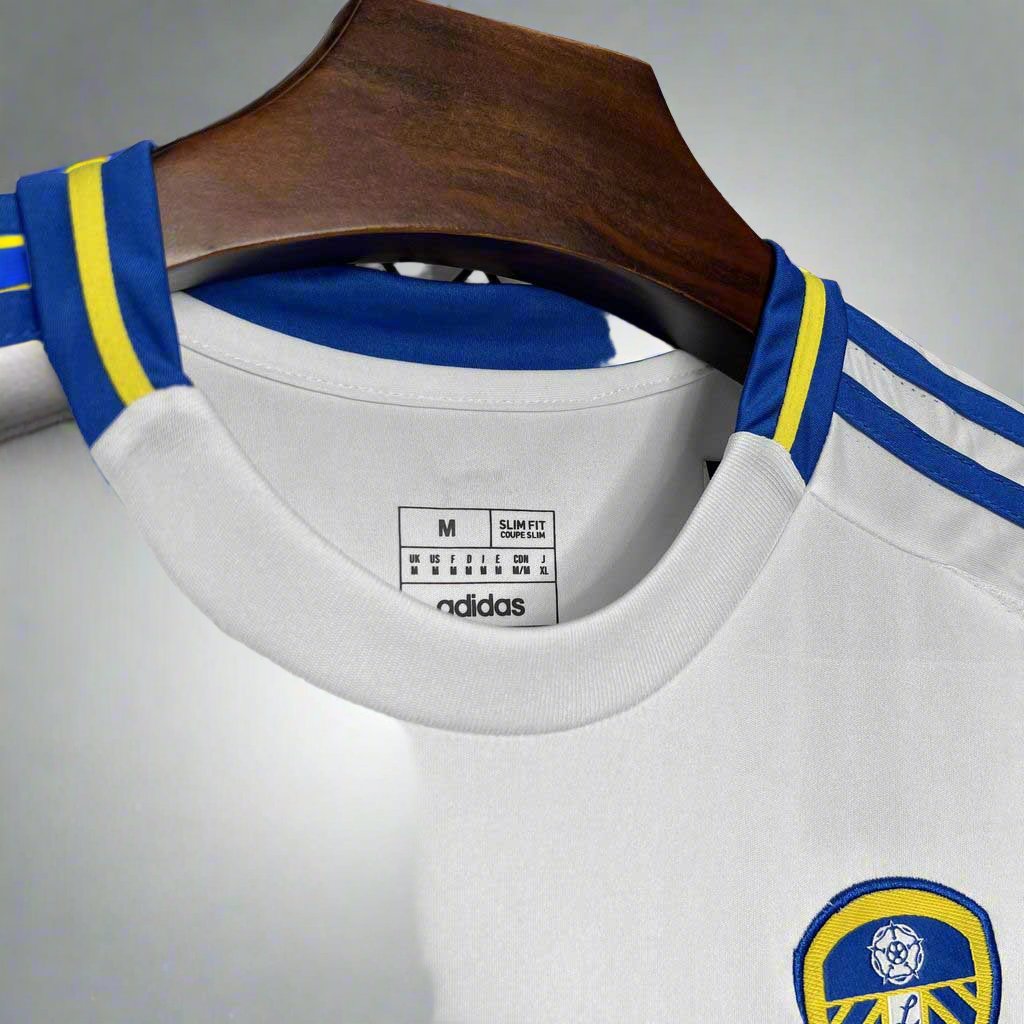 Leeds United 24-25 Home Shirt collar