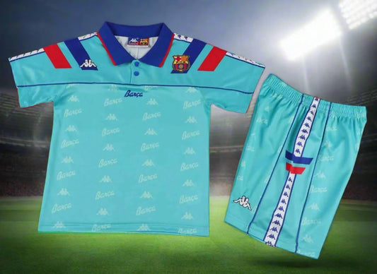 Barcelona Kids 92-95 Away Retro Kit