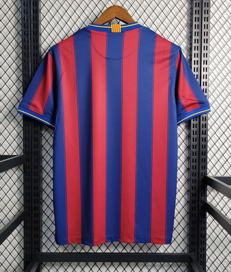 Barcelona 09-10 Home Retro Shirt rear