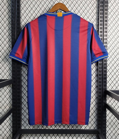 Barcelona 09-10 Home Retro Shirt rear