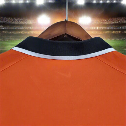 Netherlands 98-00 Home Retro Shirt collar