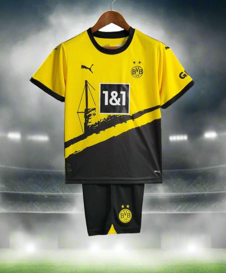 Borussia Dortmund Kids 23-24 Home Kit