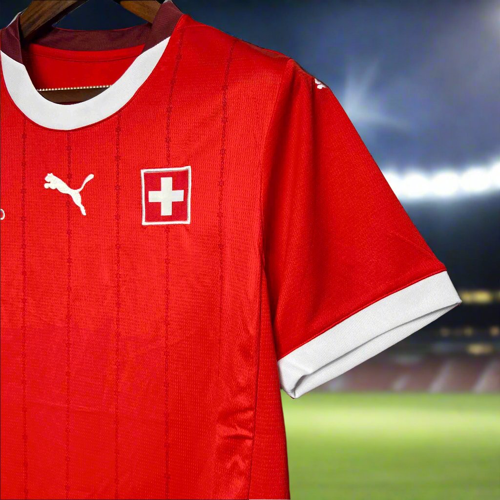 Switzerland 24-25 Home Shirt crest