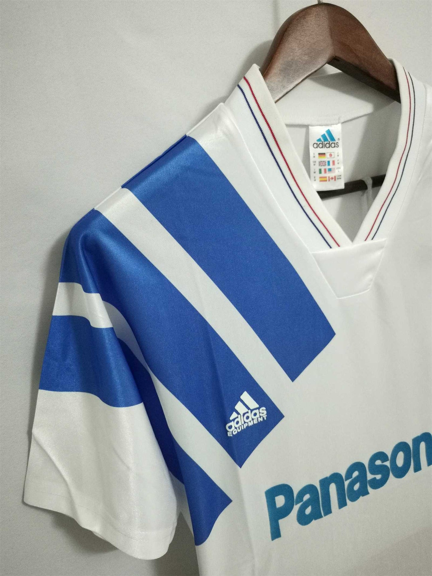 Olympique Marseille 91-92 Home Retro Shirt side