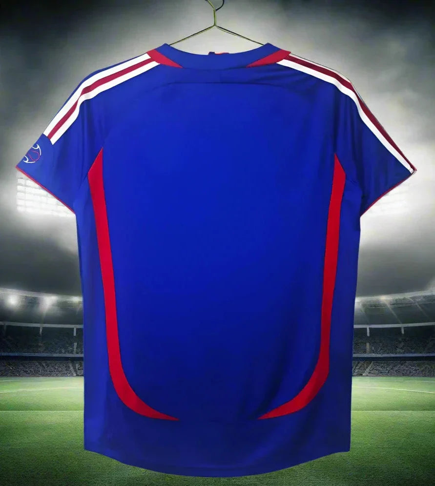 France 06-08 Home Retro Shirt rear