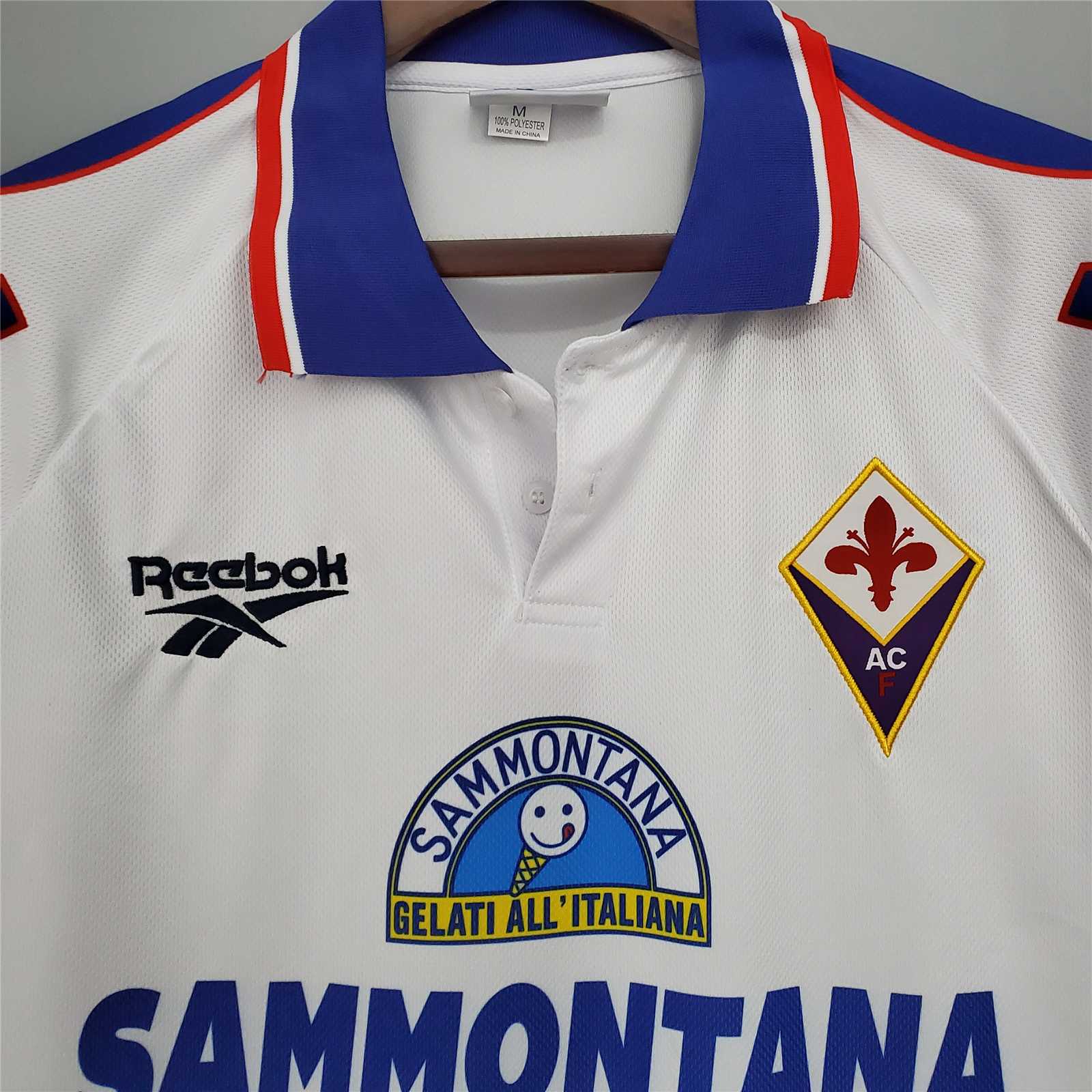 Fiorentina 95-96 Away Retro Shirt sponsr