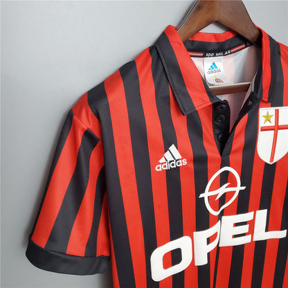 AC Milan 99-00 Home Retro Shirt side