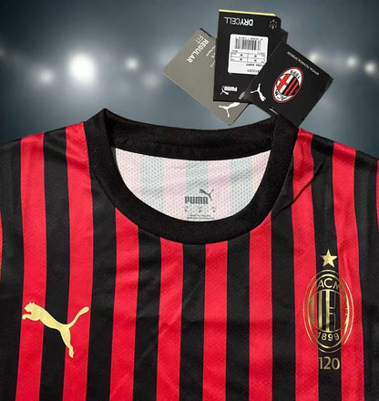 AC Milan 19-20 Home Anniversary Retro Shirt collar