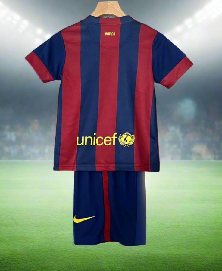 Barcelona Kids 14-15 Home Retro Kit rear