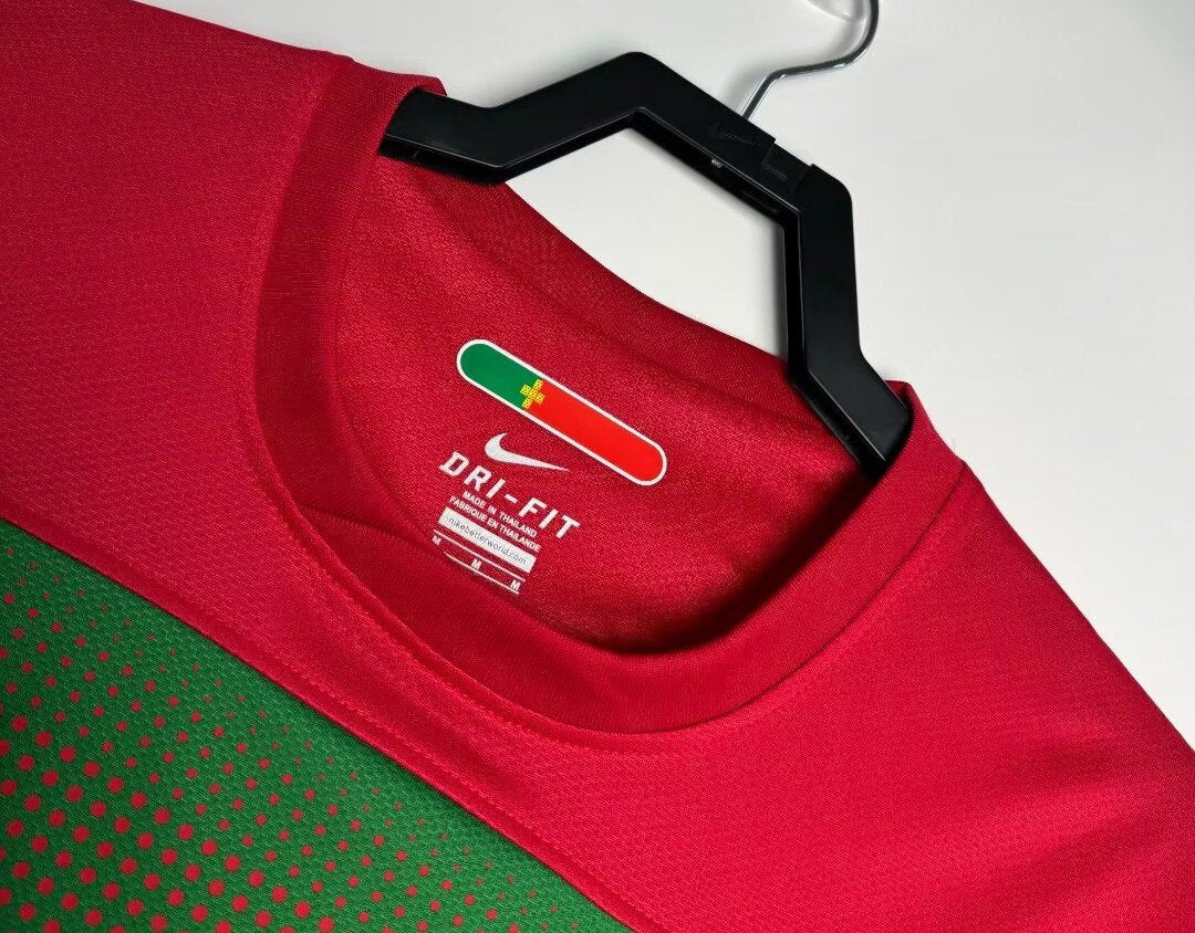 Portugal 10-12 Home Retro Shirt neck