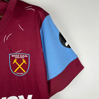 West Ham United 23-24 Home Shirt sleeve