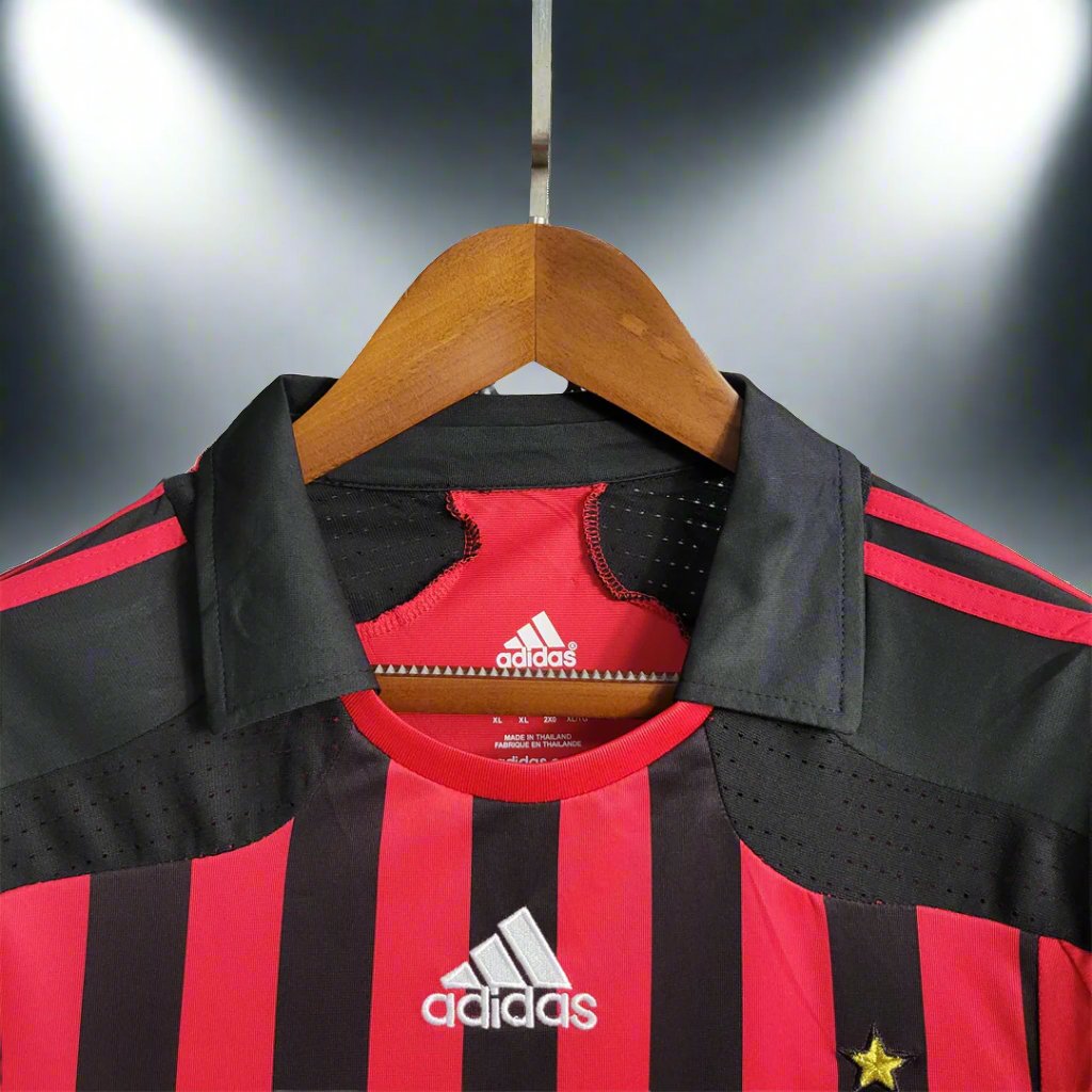 AC Milan 07-08 Home Retro Shirt collar