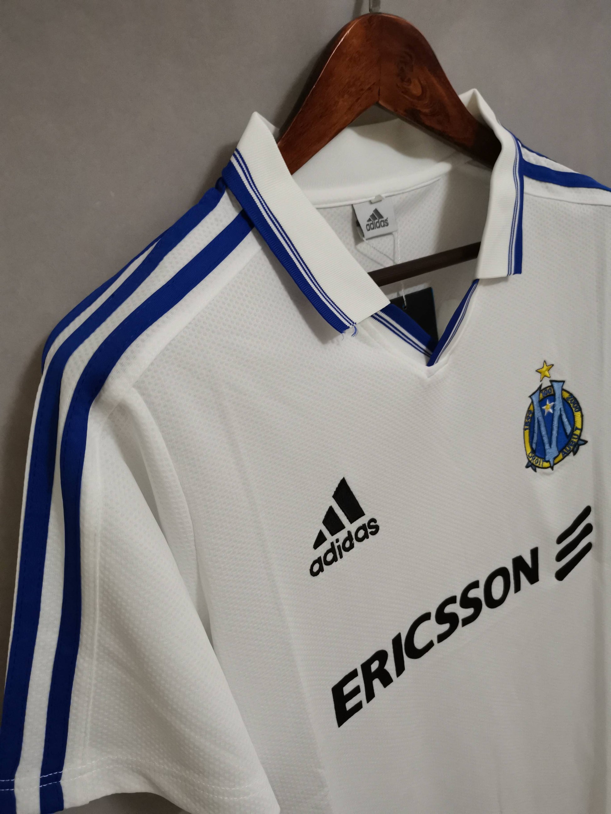 Olympique Marseille 99-00 Home Retro Shirt side